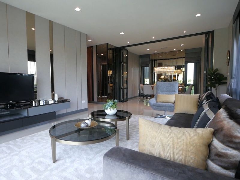 prikaz modernog dnevnog boravka po feng šui principu